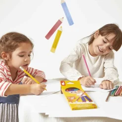 Set de 12 crayons de couleurs effaçables