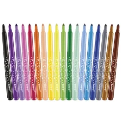 Set de 18 feutres longue durée