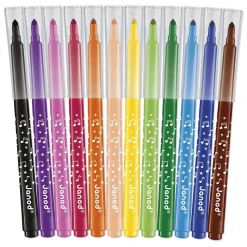 Set de 12 feutres longue durée