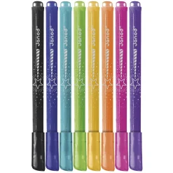 Set de 8 feutres pailletés
