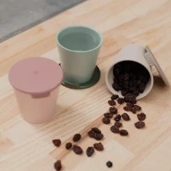 Set de gobelets avec couvercles blush
