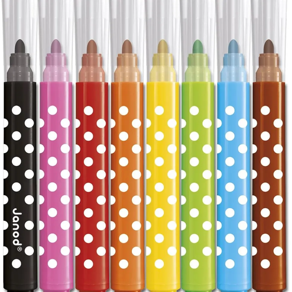 Set de 8 gros feutres jumbo