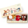 Set de 3 hochets sensoriels jack le lion