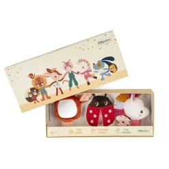 Set de 3 hochets sensoriels lena la licorne