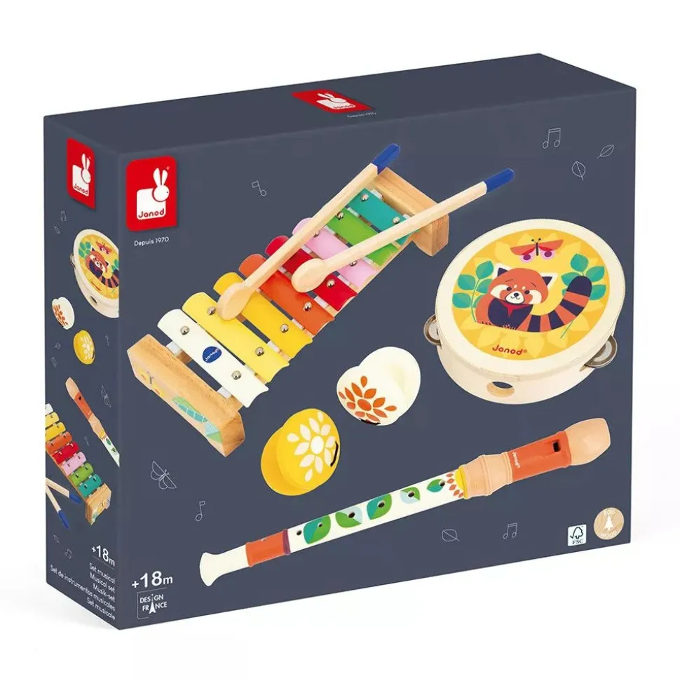 Set de 4 instruments de musique gioia
