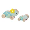 Set de jouet en bois 2 tortues à pousser pure