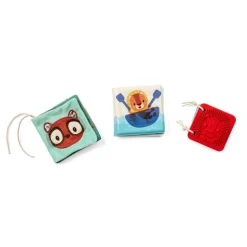Set de 3 livres sensoriels pour bébé jungle