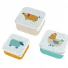 Set de 3 lunch box la ferme