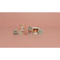 Set de 10 meubles pour maison de poupée fsc