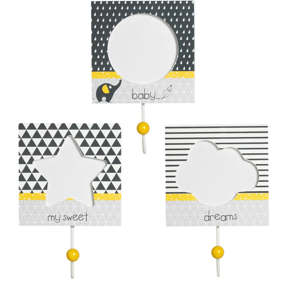 Set de 3 patères babyfan