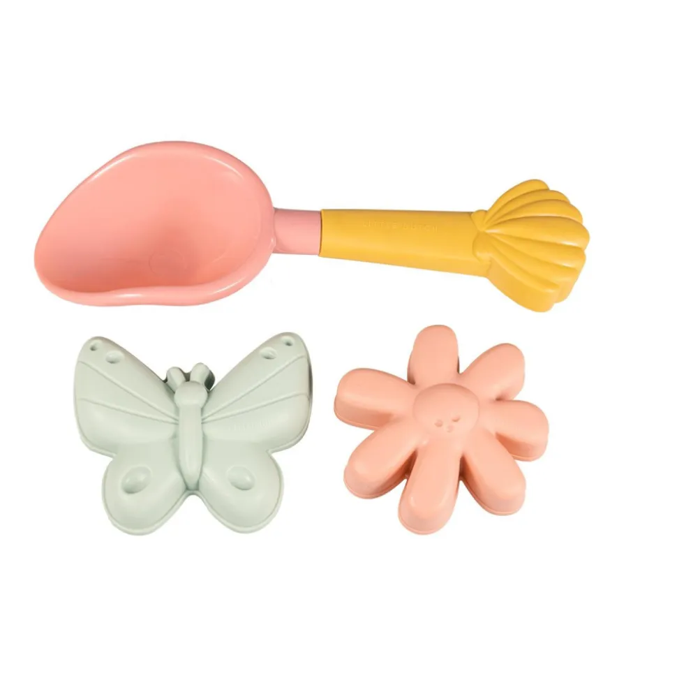 Set de 3 petits jouets de plage flowers & butterflies
