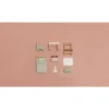 Set de 7 pièces de chambre d'enfant pour maison de poupée fsc