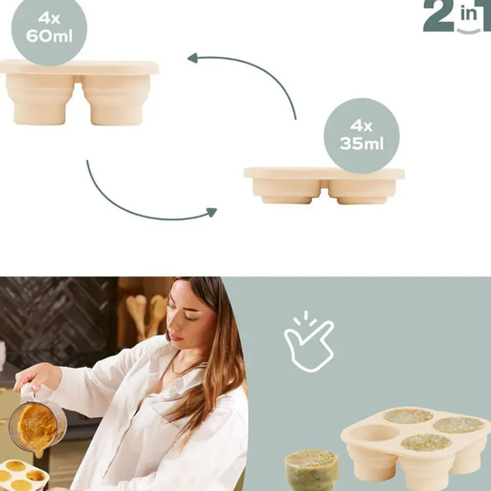 Set grignoteuse et moules en silicone