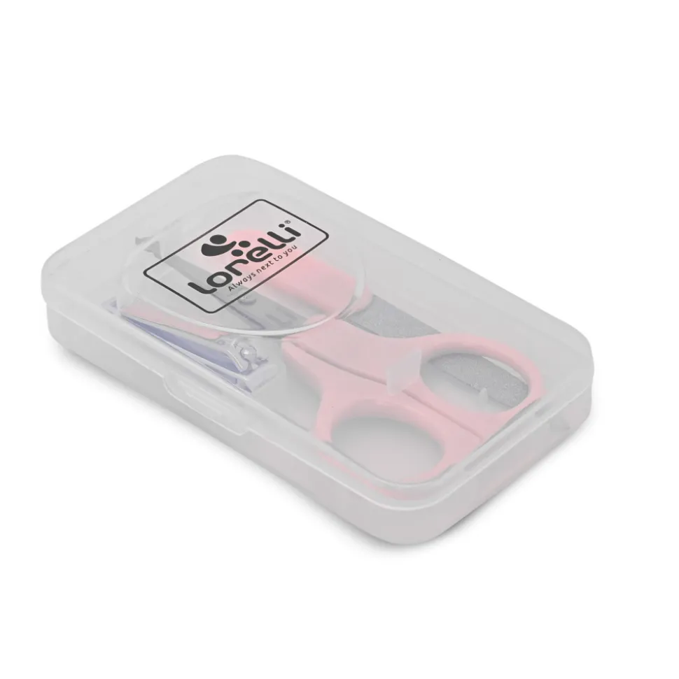 Set manucure avec boite rose