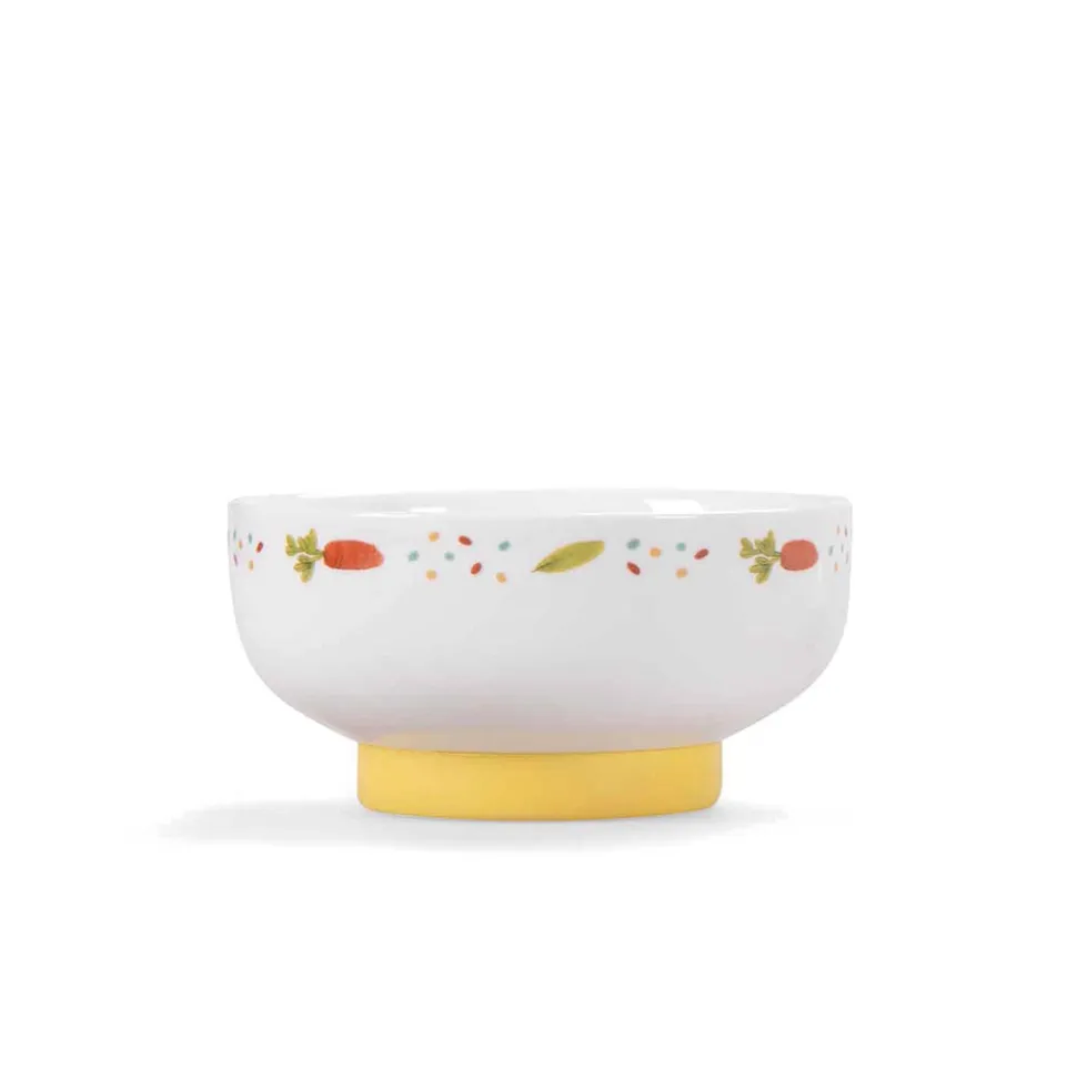 Set vaisselle 3 pièces en porcelaine trois petits lapins