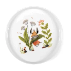 Set vaisselle 3 pièces en porcelaine trois petits lapins