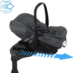 Siege auto pebble slide pro - moon graphite