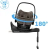Siege auto pebble slide pro - oak truffle