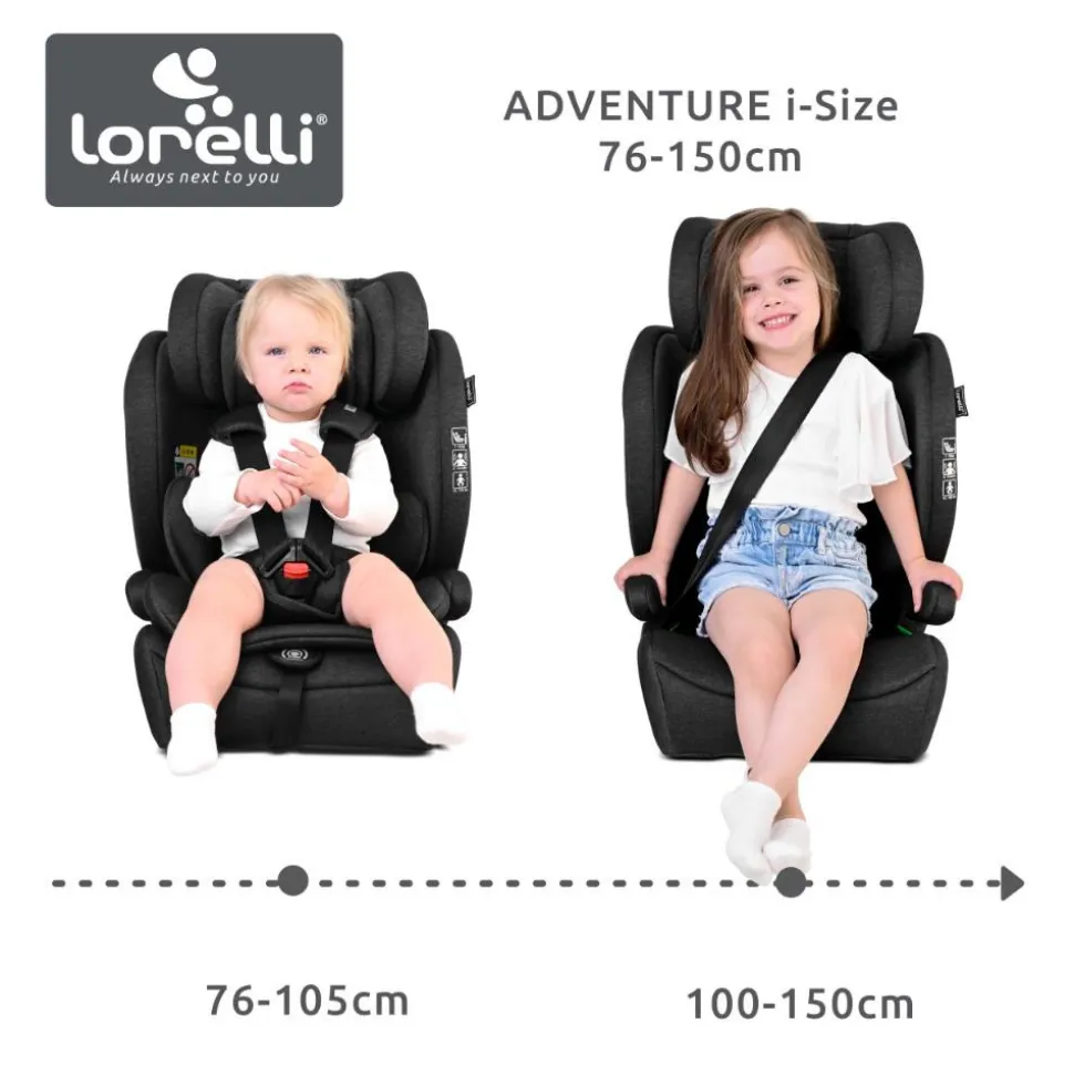 Siège auto adventure 76-150 cm i-size vert