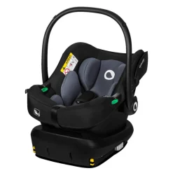 Siège-auto astrid i-size set black grey avec base isofix