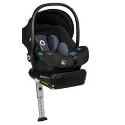 Siège-auto astrid i-size set black grey avec base isofix