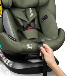 Siège-auto bébé bastiaan one i-size green olive