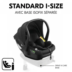 Siège auto bébé drive n care black