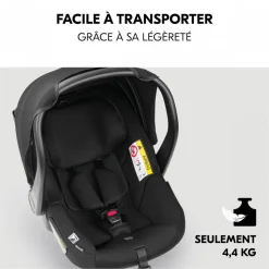 Siège auto bébé drive n care black