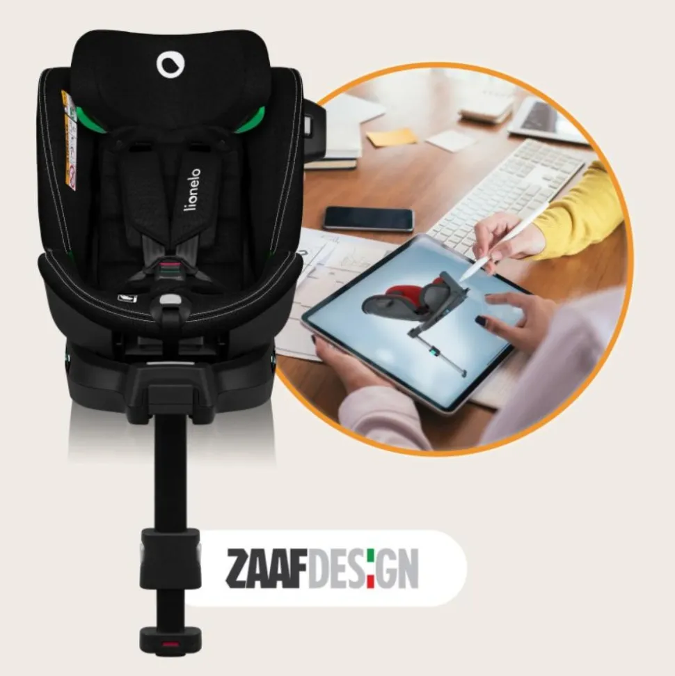 Siège-auto bébé i-size harmony black carbon bamboo