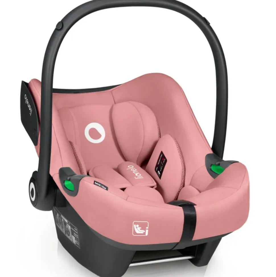 Siège-auto bébé lionelo astrid i-size pink coral
