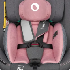 Siège-auto bébé lionelo bastiaan one i-size pink rose