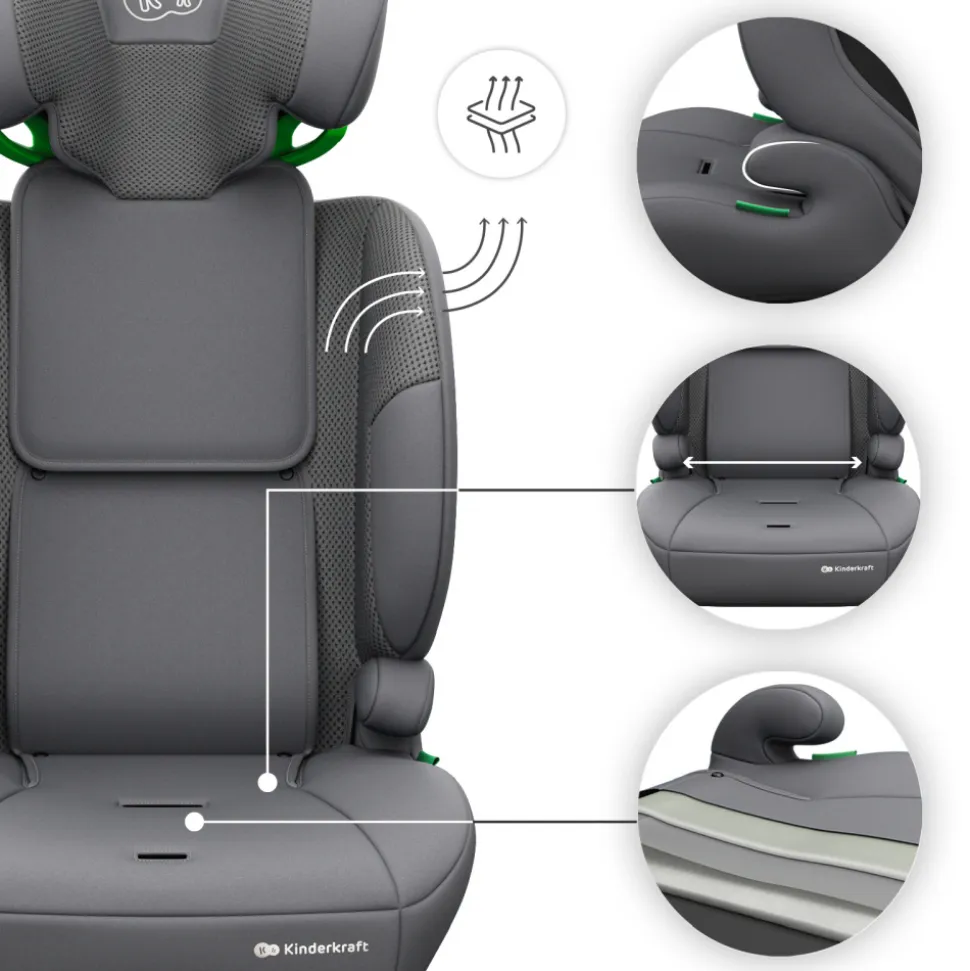 Siège auto comfort up 2 plus i-size gris