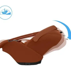 Siège auto coral slide pro copper terra avec base