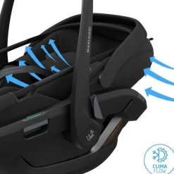 Siège auto coral slide pro onyx black avec base