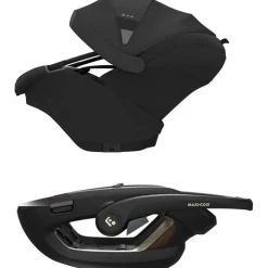 Siège auto coral slide pro onyx black avec base