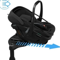 Siège auto coral slide pro onyx black avec base