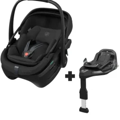 Siège auto coral slide pro onyx black avec base