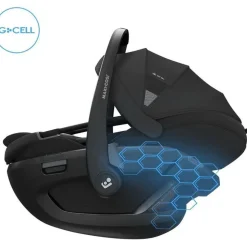 Siège auto coral slide pro onyx black avec base