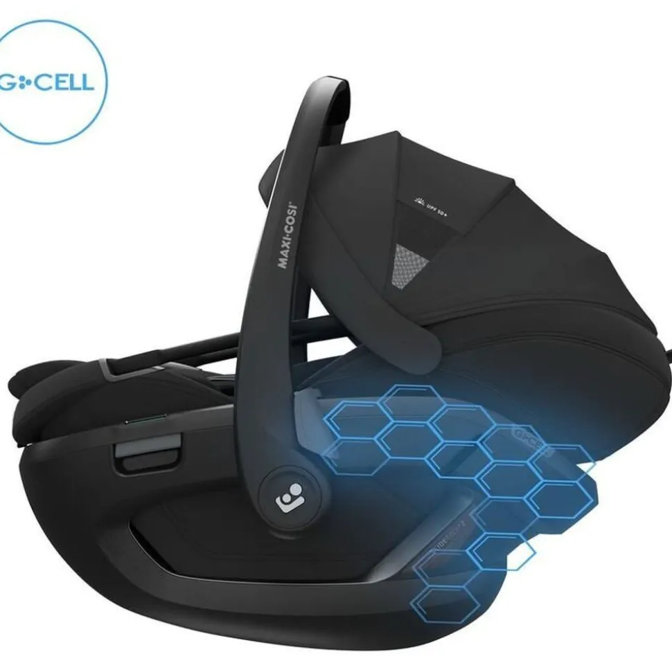 Siège auto coral slide pro onyx black avec base