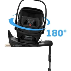 Siège auto coral slide pro onyx black avec base