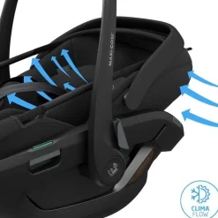 Siège auto coral slide pro onyx black