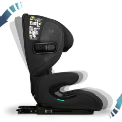 Siège auto eliseo isofix carbon