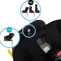 Siège auto emerald 360 pro authentic black