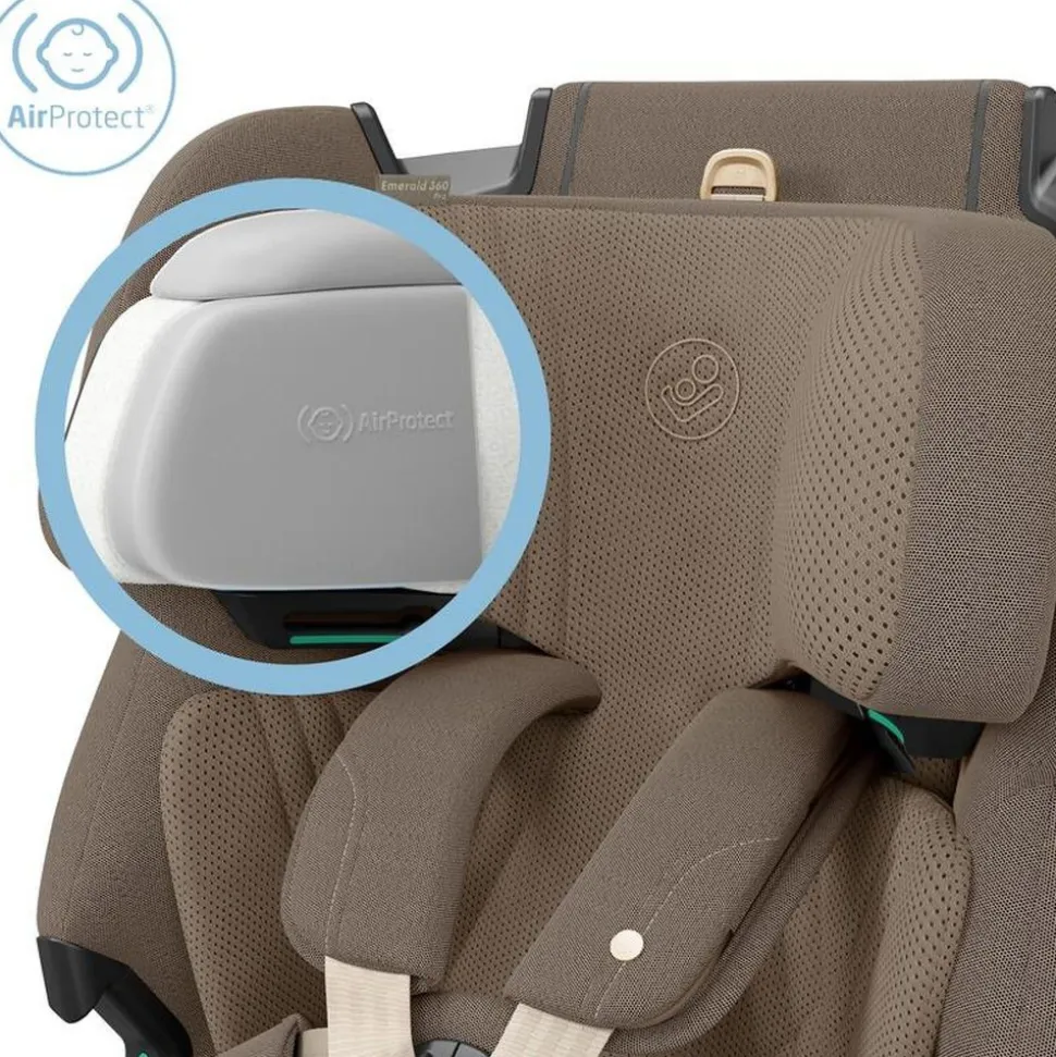 Siège auto emerald 360 pro authentic truffle