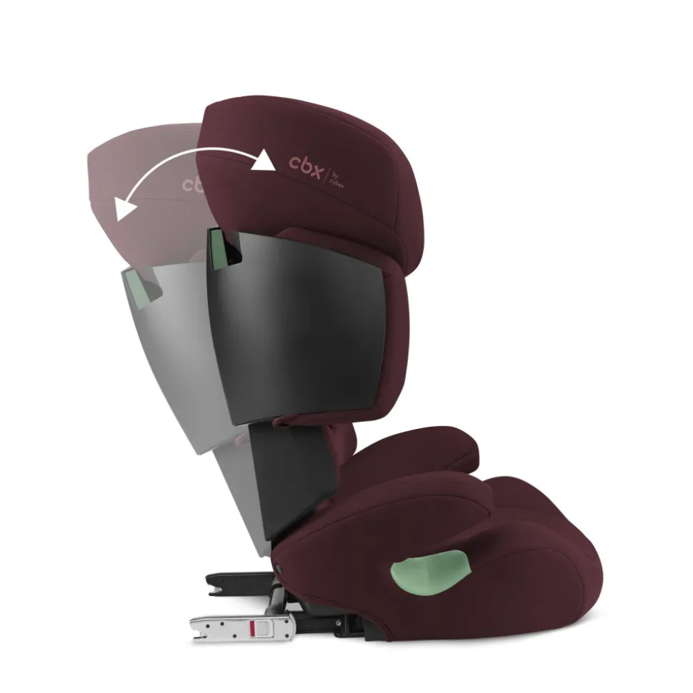Siège auto enfant i-size solution x i-fix rumba red