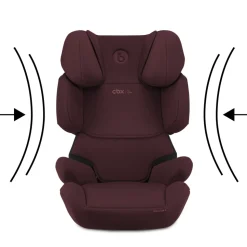 Siège auto enfant i-size solution x i-fix rumba red
