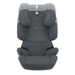 Siège auto enfant i-size solution x i-fix cobblestone grey