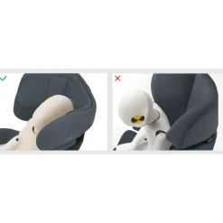 Siège auto enfant i-size solution x i-fix cobblestone grey