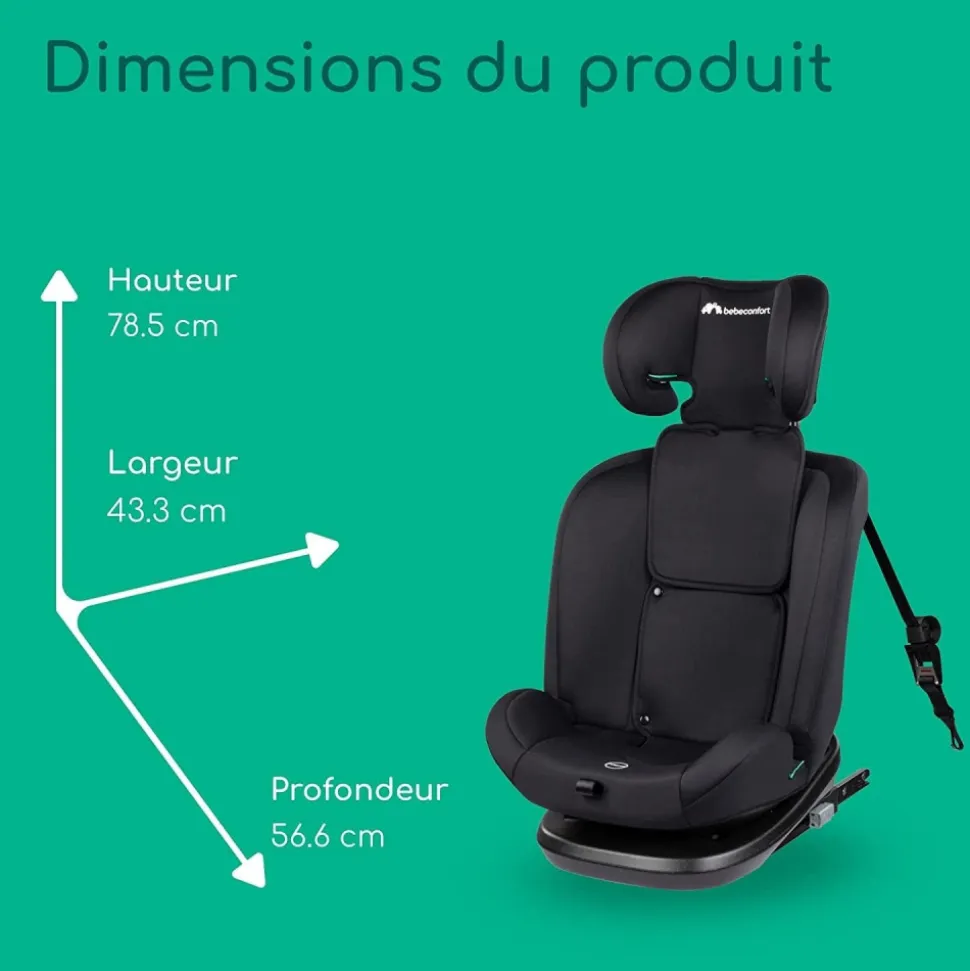 Siège auto everfix tinted black