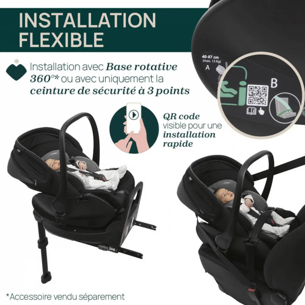 Siège-auto first seat recline i-size lunar rock
